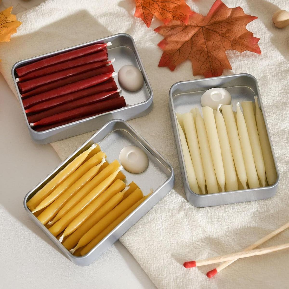 20-minute-100-pure-beeswax-candles-mini-mindful-meditation-taper-candles-smokeless-dripless-with-holder-for-yoga-prayer-relaxation-white-24-pack