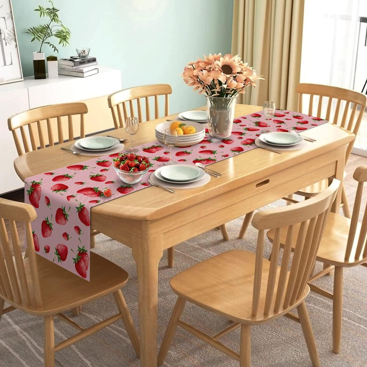 strawberry-table-runner-summer-girl-baby-shower-birthday-party-decoration-home-dining-room-kitchen-decor13-x-72