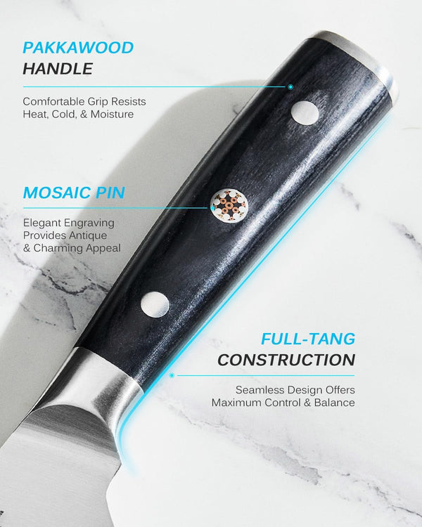 6.5" Boning Knife - High Carbon Steel Meat Filet Knife with Sheath4
