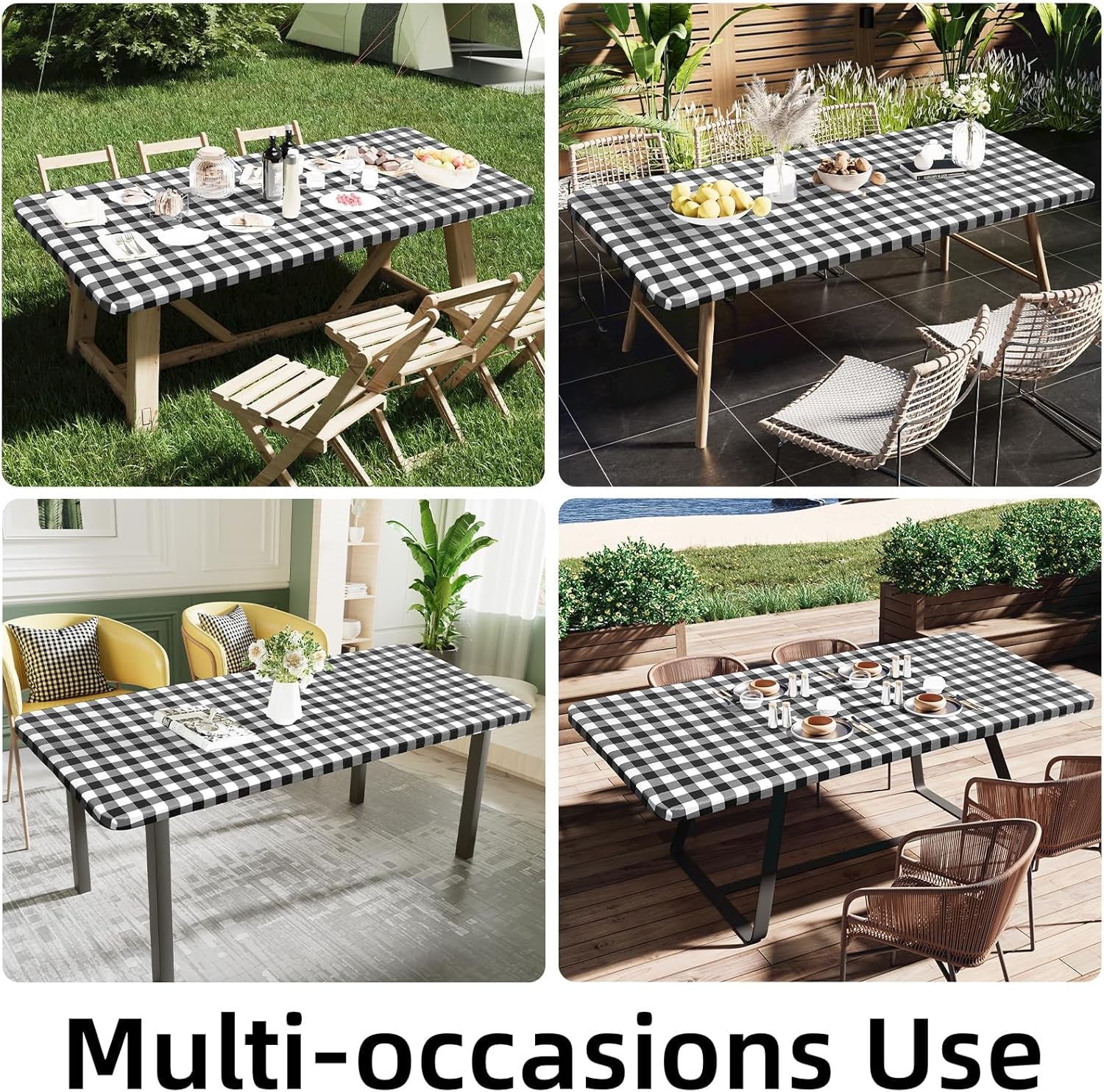 6-foot-picnic-table-cloth-flannel-backed-fitted-vinyl-tablecloths-waterproof-elastic-rectangle-tablecloth-buffalo-plaid-table-covers-for-dining-camping-outdoor-black-and-white-30-x-72