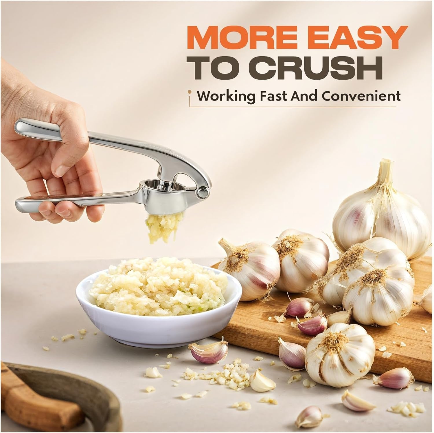 kitchen-garlic-press-rust-proof-dishwasher-safe-garlic-mincer-durable-garlic-crusher-set-with-peeler-brush-easy-to-clean-and-squeeze-matte