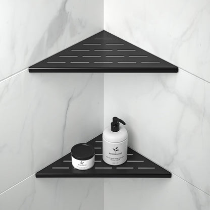 Corner Shower Shelf 10" Matte Black1