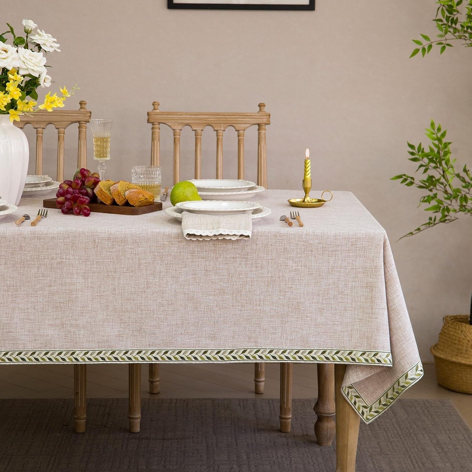 textured-table-clothes-linen-style-rustic-washable-tablecloth-jacquard-trim-rectangle-table-cloth-oblong-table-cover-for-kitchen-dinning-tabletop-decoration-linen-brown-55x84-inch