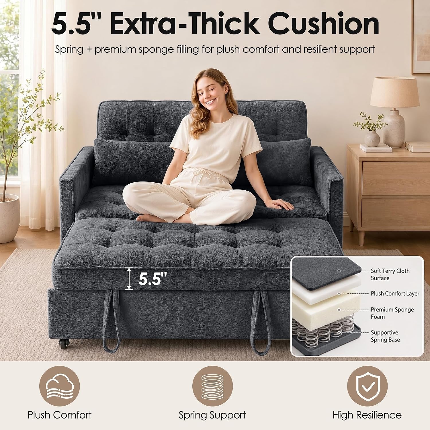 55-3-in-1-convertible-sofa-bed-with-usb-charging-ports-pull-out-couch-with-adjustable-backrest-and-side-pockets-sleeper-sofa-for-living-room-apartment-rv-easy-assembly-dark-grey