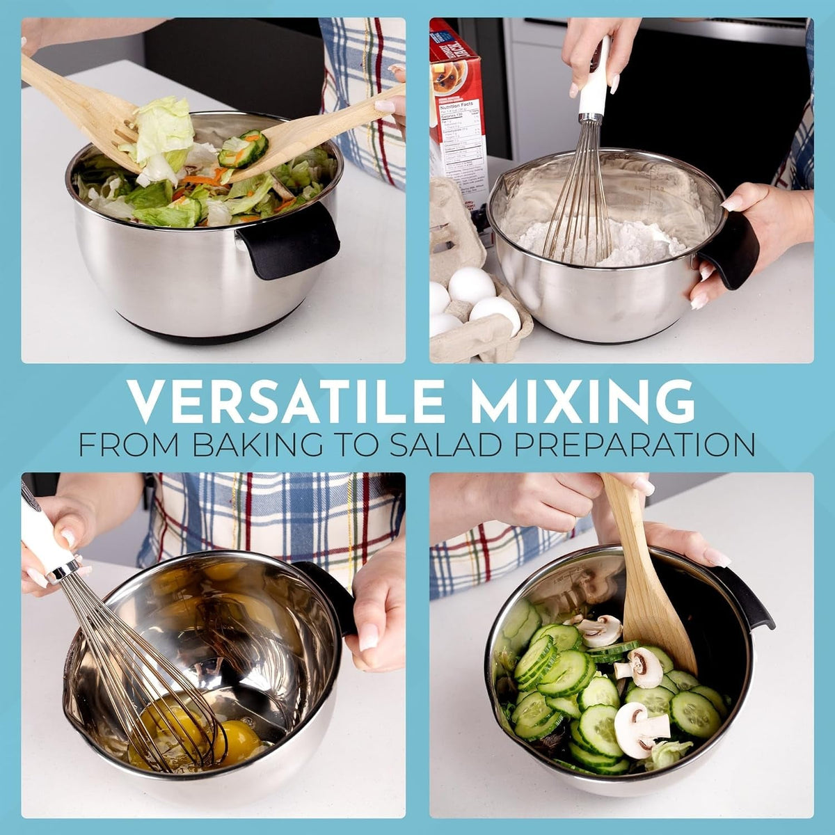 homeware-stainless-steel-mixing-bowl-with-lids-set-handles-for-holidays-gift-set-for-kitchen-with-pour-spout-non-slip-silicone-base-on-bowls-strainer-graters-for-kitchen