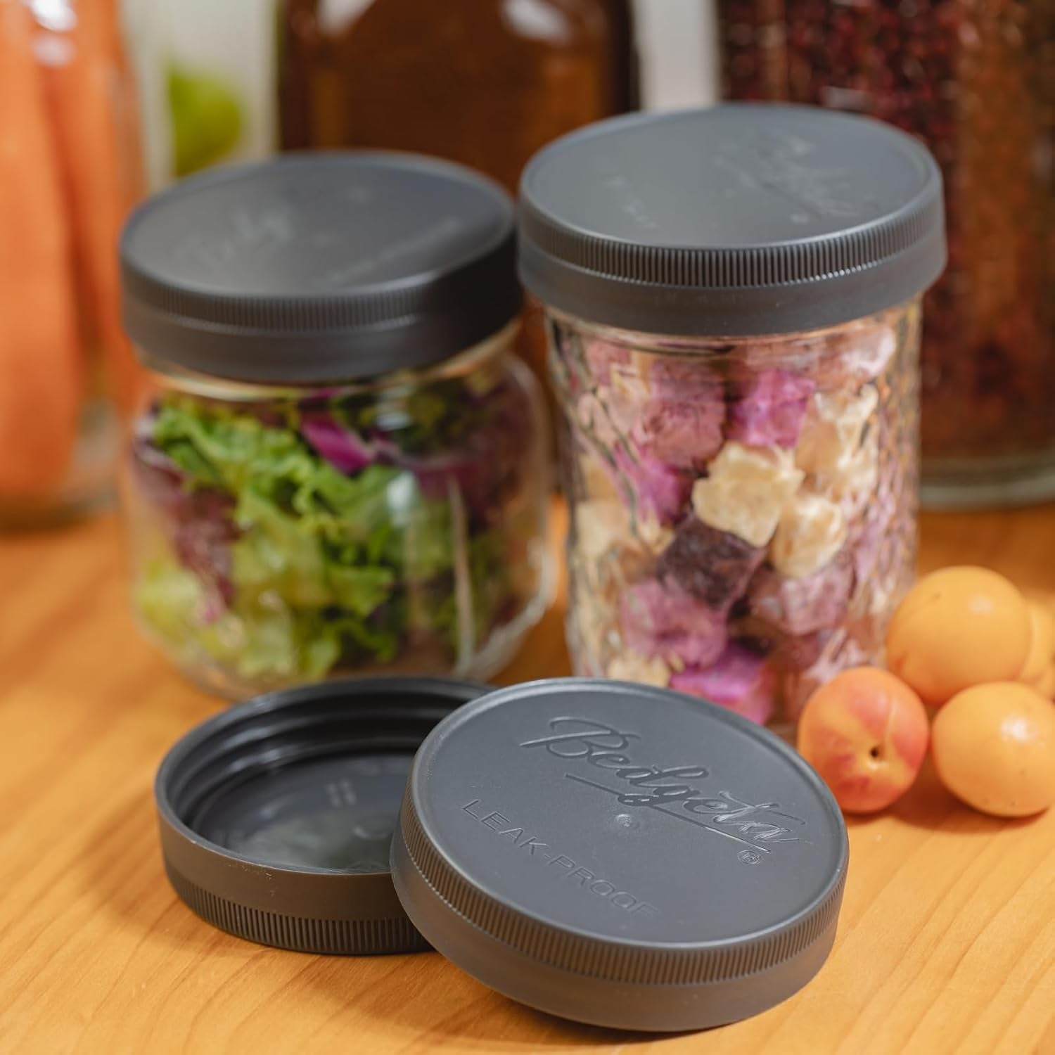 9-pack-gray-wide-mouth-mason-jar-lids-one-piece-lids-plastic-mason-jar-lids-fit-ball-kerr-and-more-canning-lidsgray