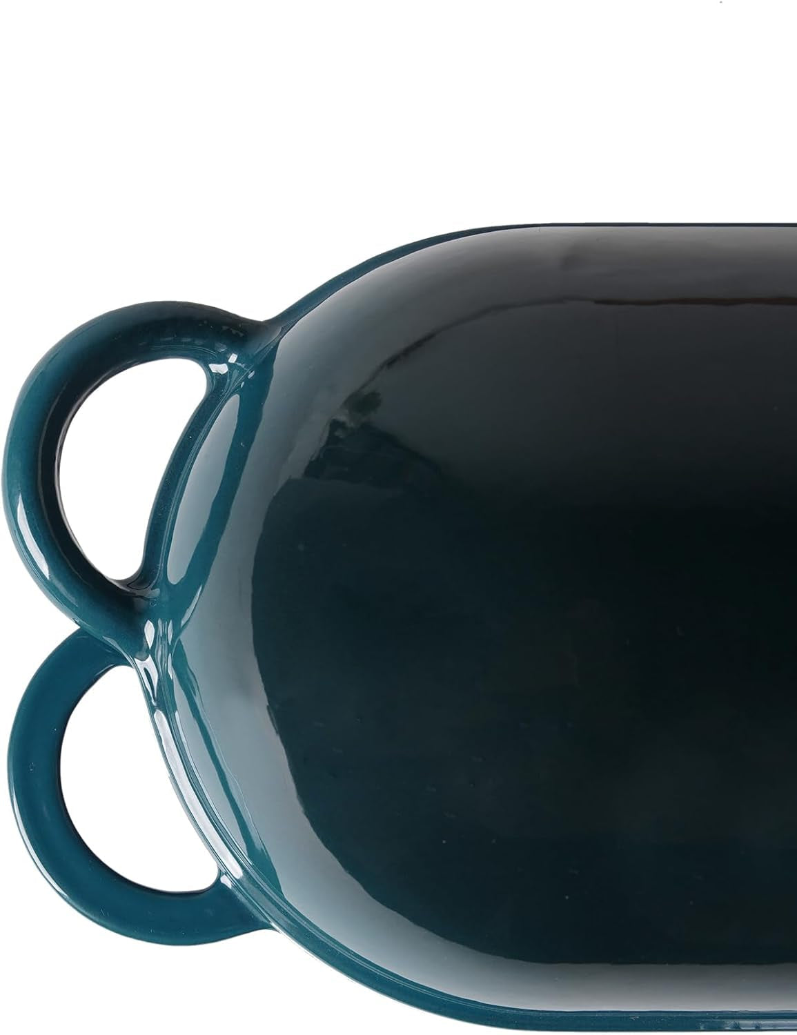enameled-cast-iron-bread-pan-dutch-oven-with-lid-and-loop-handles-dark-teal-blue-oven-safe-form-for-baking-and-cooking-artisan-bread-kit-loaf-pan