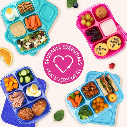 Bentgo Easyboxes Stackable 5-Compartment Lunch Boxes, 8-Piece Set7
