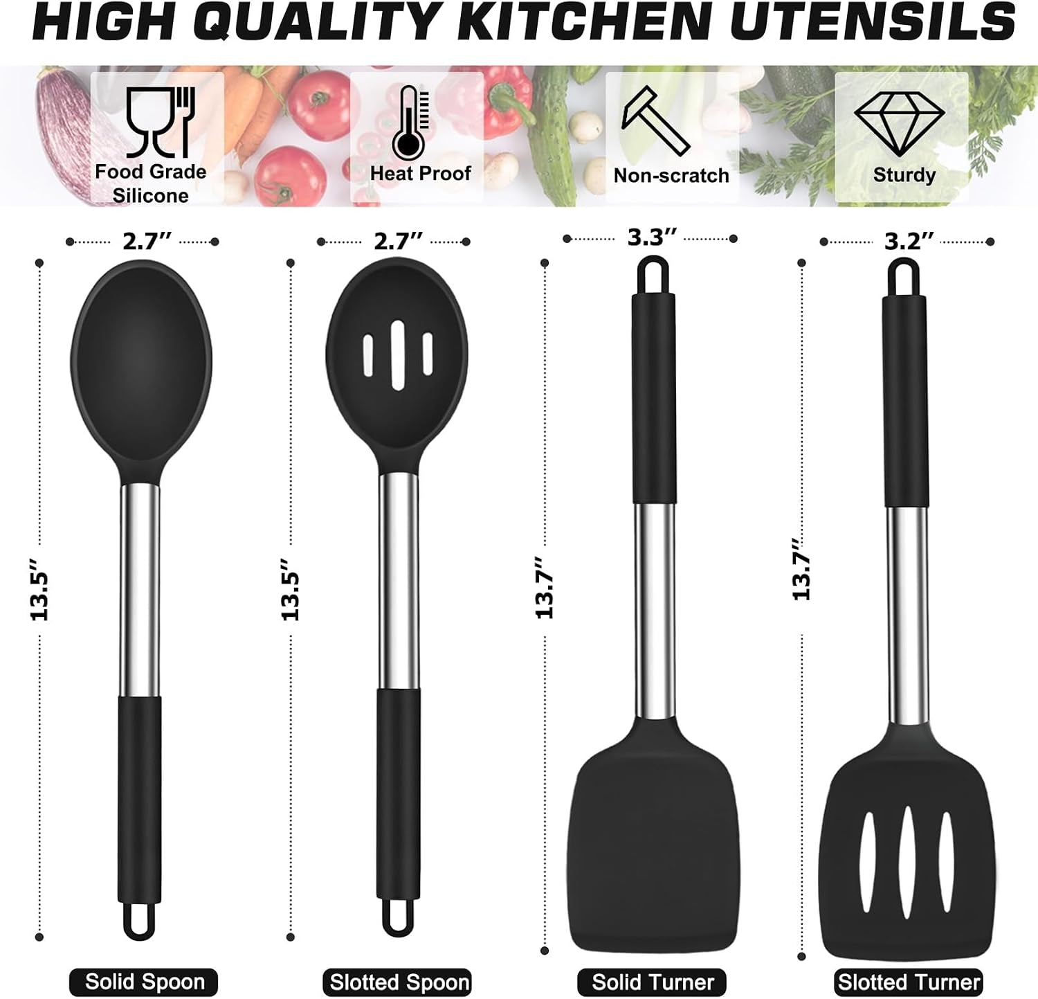 kitchen-utensils-4-pcs-silicone-cooking-utensils-spatula-spoon-set