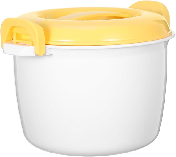 Microwave Rice Cooker Lid Multi-Functional Food Steamer Plastic Easy to Use for Home Cooking Suitable for Quick Meals and Rice Storage1