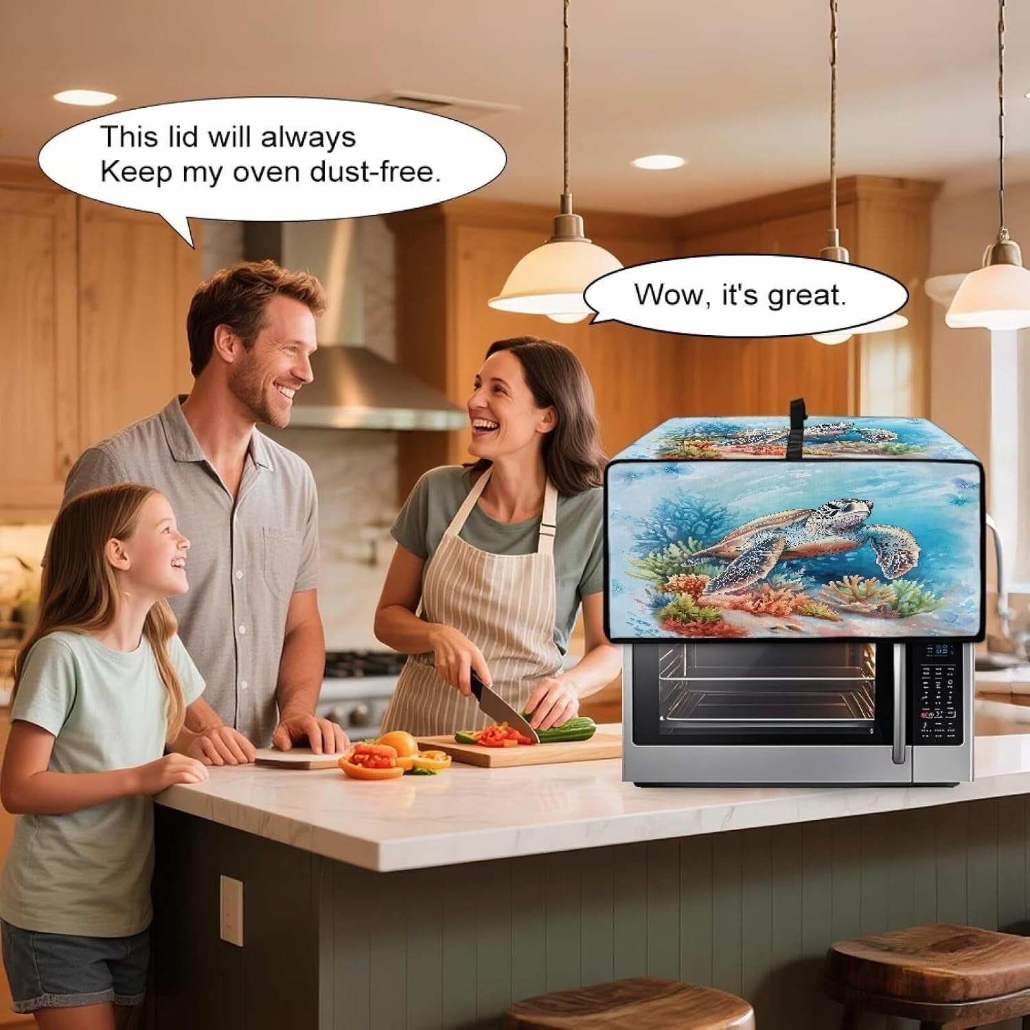 turtle-design-heavy-duty-large-toaster-oven-cover-polyester-dust-protector-air-fryer-microwave-bread-machine-kitchen-countertop-l-22-5x18-5x12-99-inches