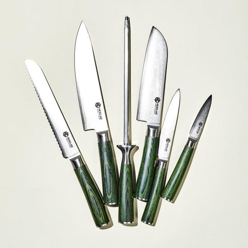 hexclad-green-6-piece-japanese-damascus-stainless-steel-knife-set-full-tang-construction-pakkawood-handle-67-layers-steel