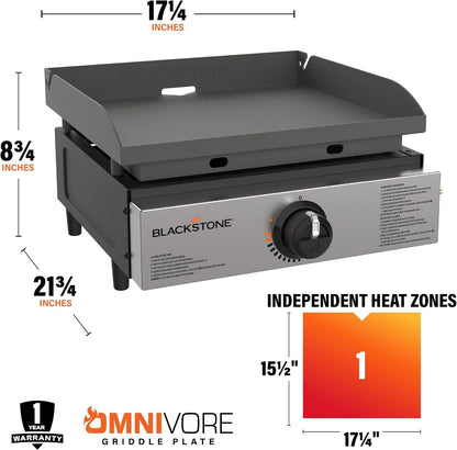 Blackstone 1971 Original 17" Omnivore Tabletop Griddle, Black3