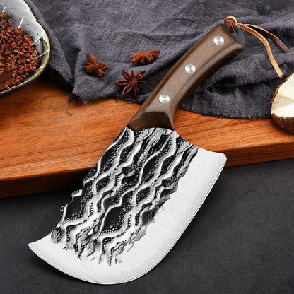 Meat Cleaver, Forged Chopper Dual Purpose Splitting Knife Specialized Butcher'S Knife Meat Chopper Boning Meat Cutting Knives6