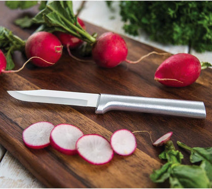 Cutlery the Starter Gift Set (S38) with Sharpener, Silver | 7-Piece Knife Set with Quick Edge Sharpener (R119), Stainless Steel Blades, Cast Aluminum Handle3