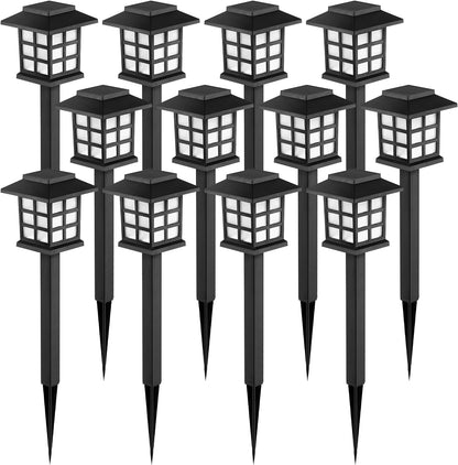 Solar Lights Outdoor Waterproof 12 Pack, LED Garden Decor1