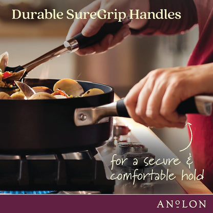 Advanced Home Hard Anodized 11-Piece Cookware Set6