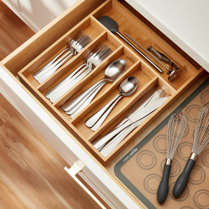 Silverware Set, Stainless Steel Flatware, Dishwasher Safe, Service for 4, 20-Piece Forks and Spoons, round Edge, Everyday Use7