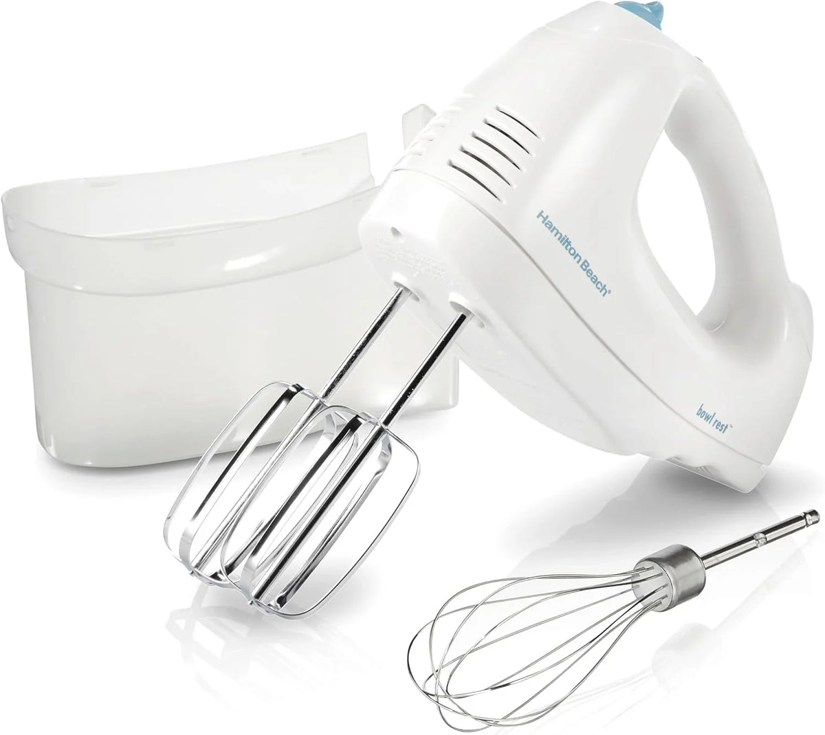 6-speed-electric-hand-mixer-with-quickburst-and-bowl-rest-powerful-250-watt-motor-traditional-beaters-snap-on-storage-case-white-62682g