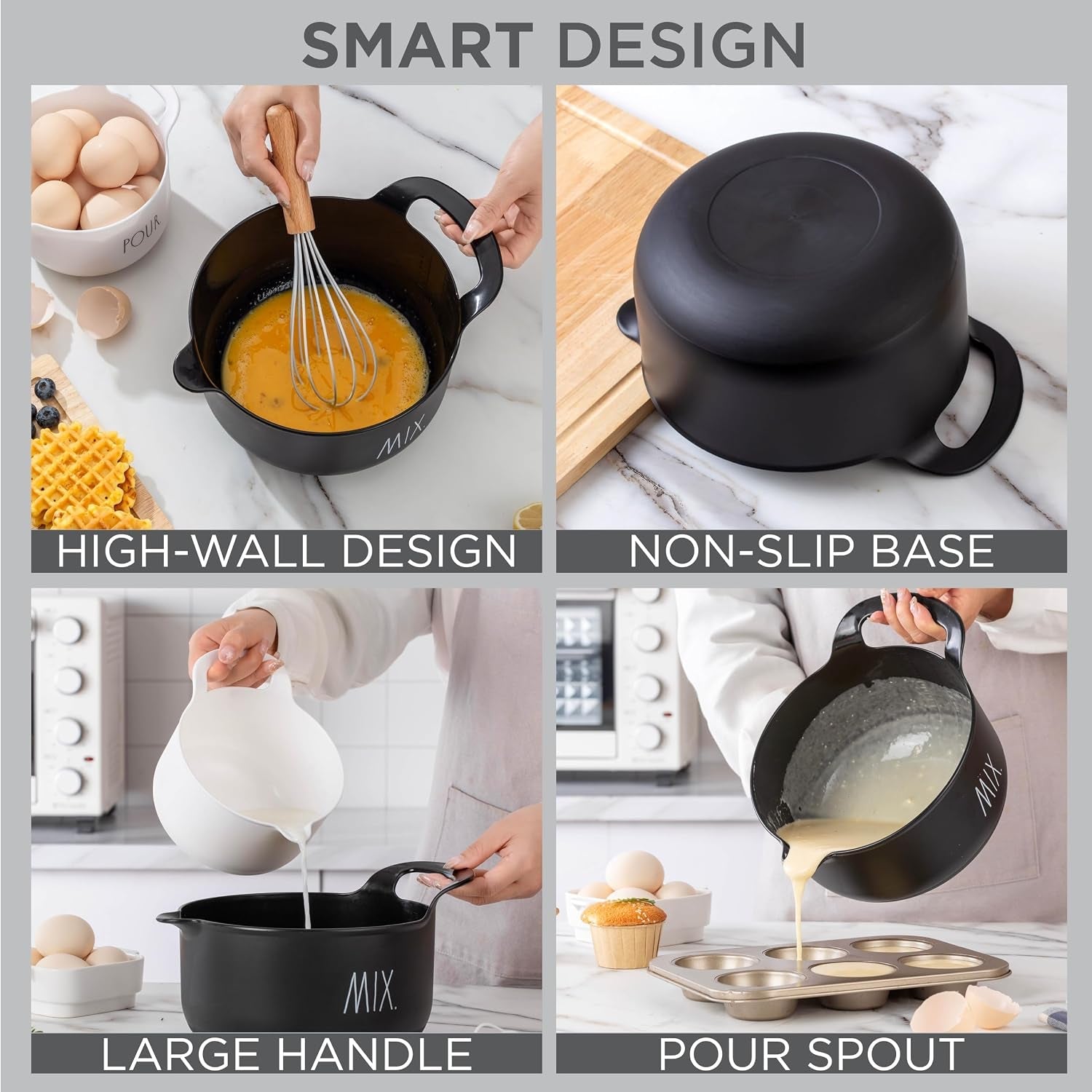 non-slip-mixing-bowls-4-piece-nesting-plastic-mixing-bowl-set-with-pour-spouts-and-handles-measurement-markings-black