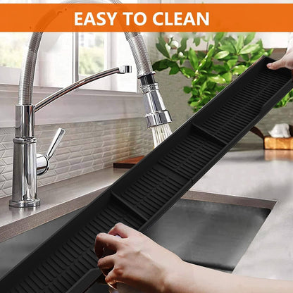 Stove Top Shelf 30 Inch - Silicone Material Magnetic Shelf for Stove - 3 Functional Partitions Kitchen Spice Rack Organizer-Black,Kitchen Gadgets Storage Organization6