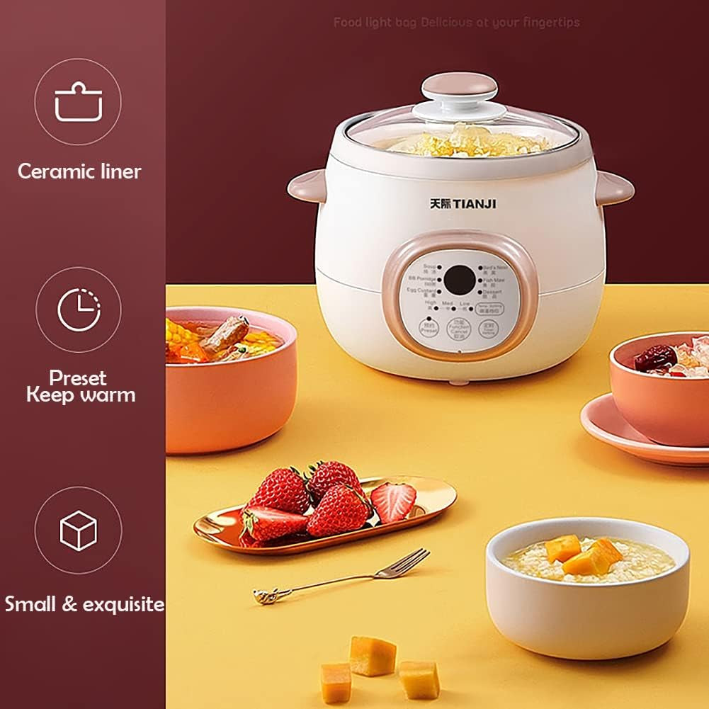 electric-stew-pot-ceramic-soup-porridge-cooker-slow-cookers-with-lid-1l-white