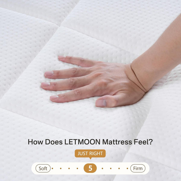 Twin Mattress, Medium Hybrid 8 Inch Twin Size Mattress in a Box | Cooling Gel Memory Foam with Pocketed Springs, Luxury Twin Bed Mattress, Colchones Twin Supportive Back Relief, Certipur-Us2