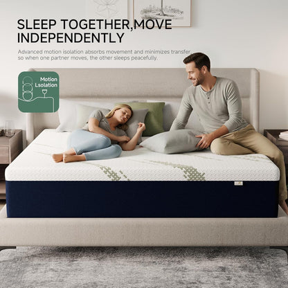 Queen Mattress 10-Inch for Cooler Sleep - Cooling Gel Memory Foam with Pressure Relief & Medium Firm Support, Cozy Comfort Queen Size Bed Mattress in a Box for Adults, Couples, Guest Rooms4