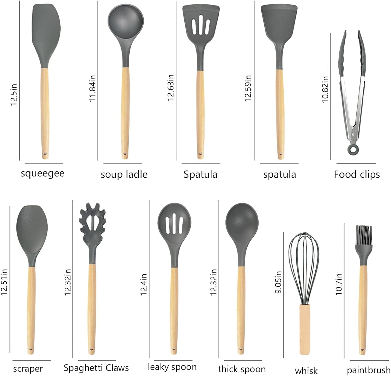 kitchen-utensils-set-knife-set-with-block-19-piece-all-in-one-cooking-set-12-nonstick-silicone-utensils-5-sharp-stainless-steel-chef-knives-cutting-board-dishwasher-safe-gift-set-gray