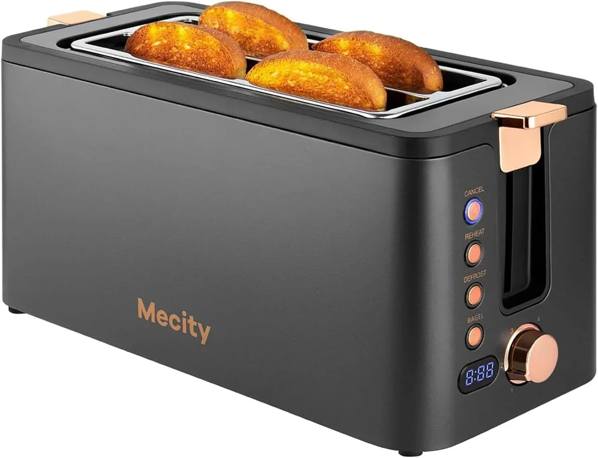 4-slice-toaster-long-slot-toaster-with-warming-rack-timer-bagel-defrost-reheat-functions-crumb-tray-6-browning-settings-extra-wide-long-slots-stainless-steel-1300w-grey