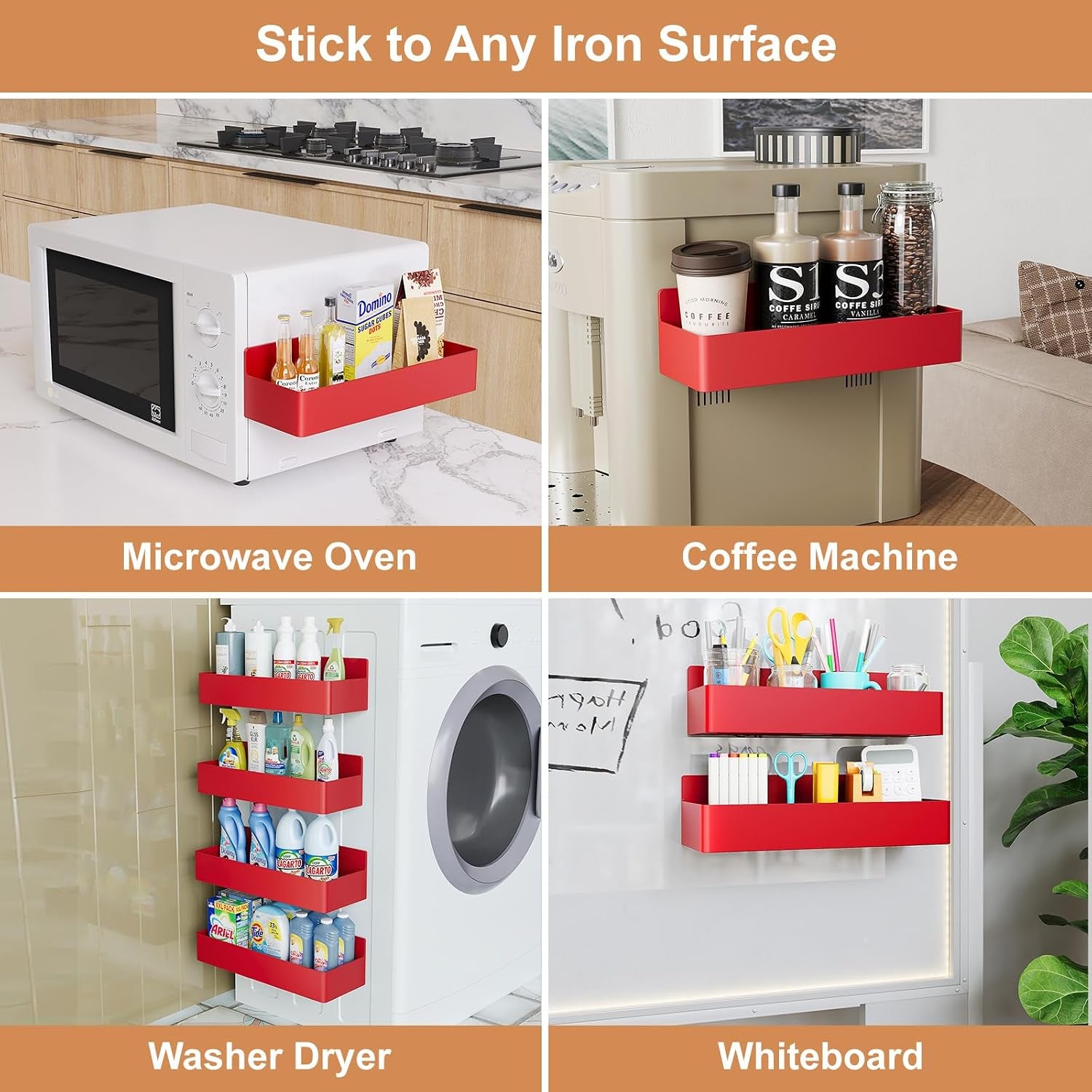 magnetic-spice-rack-for-refrigerator-kitchen-organizer-and-storage-shelf-red-4-pack
