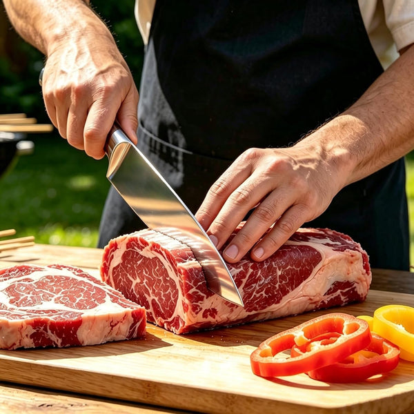 8 Inch Chef Knife, HRC 58-60, Razor-Sharp & Long-Lasting9