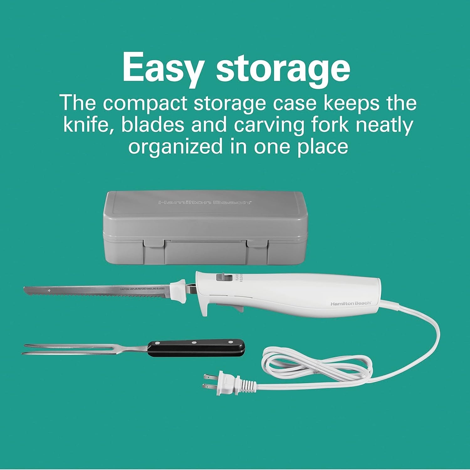 electric-knife-set-for-carving-meats-poultry-bread-crafting-foam-more-reciprocating-serrated-stainless-steel-blades-ergonomic-design-storage-case-fork-included-5-foot-cord