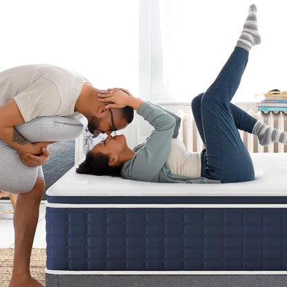 14 Inch Full Hybrid Mattress in a Box, Medium Plush | Gel Memory Foam & Zoned Pocket Springs, Pressure Relief & Back Support, Cool Sleep, Fiberglass-Free, 10-Year Limited Warranty2