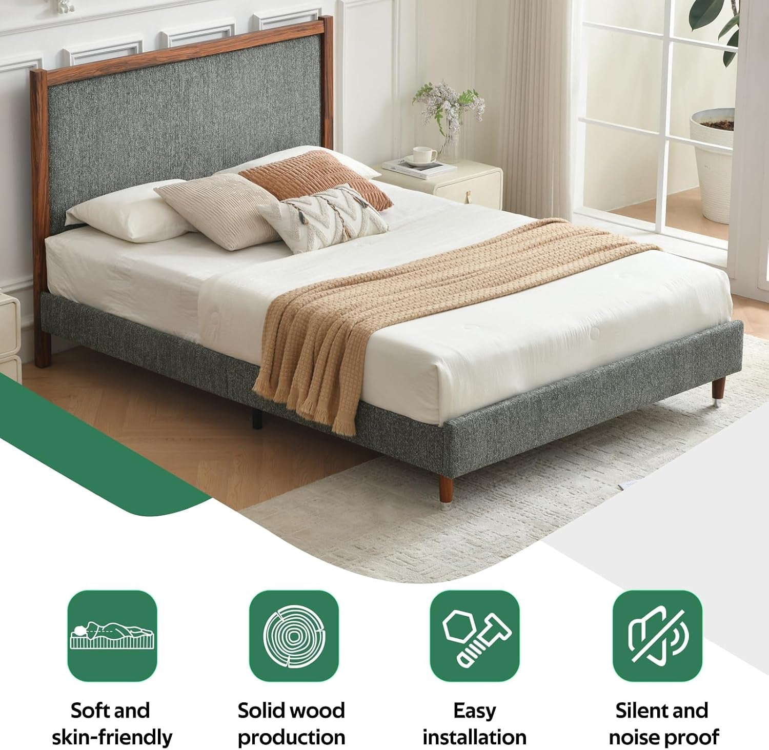 queen-size-upholstered-platform-bed-frame-with-wood-trim-headboard