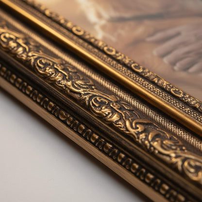 Picture Frame Leonardo 8X10 in Brown Gold – Antique Baroque Style5