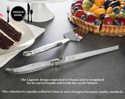 Set of 8 Laguiole Steak Knives, Rainbow Colors8