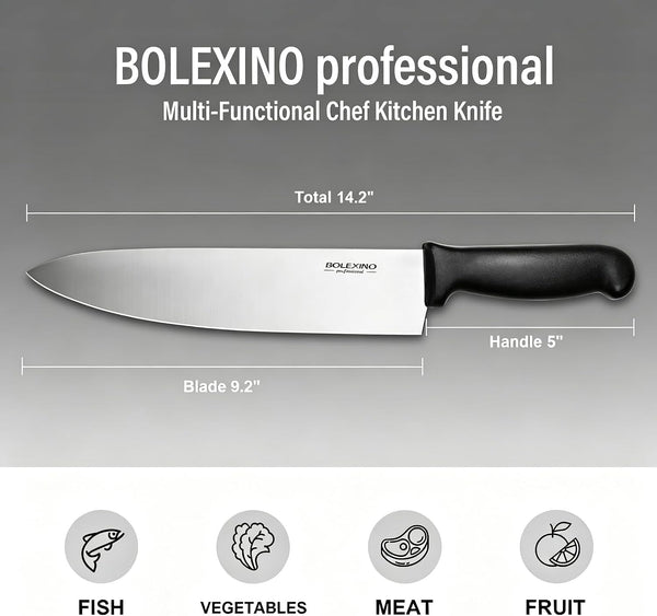 10" Japanese Chef Knife, High Carbon Stainless Steel Kitchen Knife2