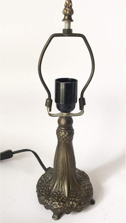 HMJ8033 Metal Base with Diameter 8 Inch Table Lamp Glass Lampshade1