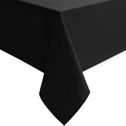Black Rectangle Tablecloth, 54 X 80 Inch, 1 Pack1