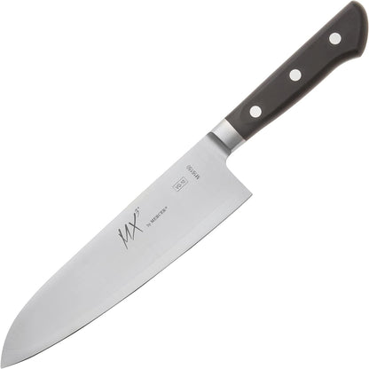 MX3 Premium San Mai VG-10 Steel Core Blade Santoku Knife, 185Mm 7 Inch,Black1