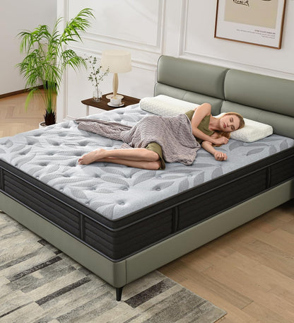 12 Inch Full Mattress, Medium Firm Hybrid Mattress in a Box5
