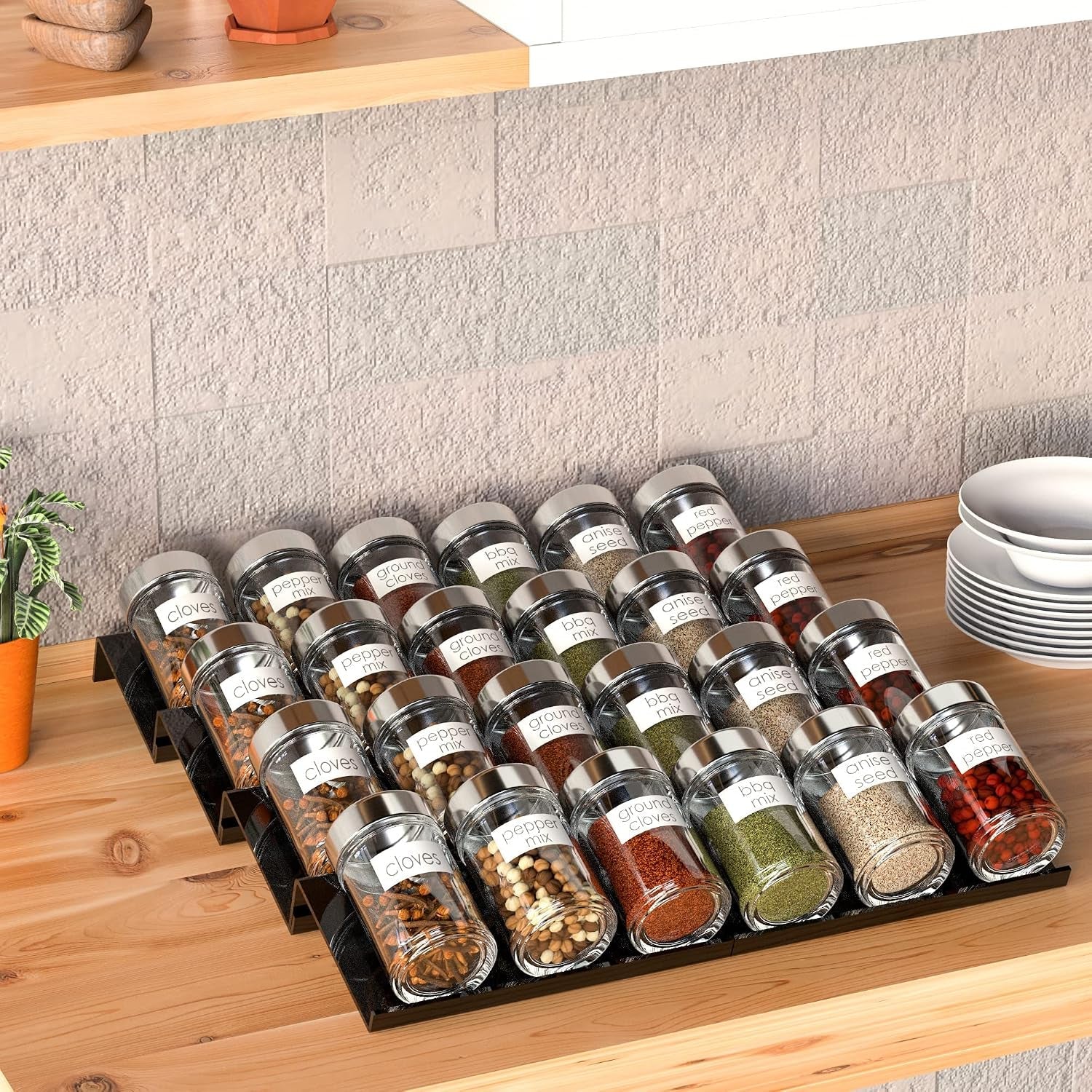 adjustable-acrylic-spice-drawer-organizer-rack-spice-drawer-organizer-shelf-expandable-from-8-inch-to-16-inch-acrylic-drawer-organizer-for-seasoning-jars