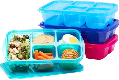 Bentgo Easyboxes Stackable 5-Compartment Lunch Boxes, 8-Piece Set1