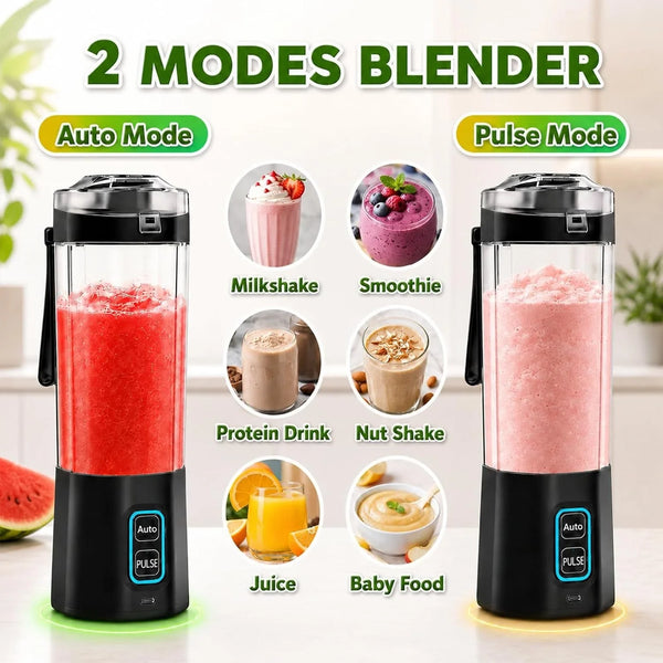 Portable Blender for Smoothies, 24 Oz Cordless Personal Juicer Protein Shaker with Leakproof Lid, BPA Free, Rechargeable, Mini Licuadora Portatil for Kitchen Outdoor Traveling Camping Gym Fitness4