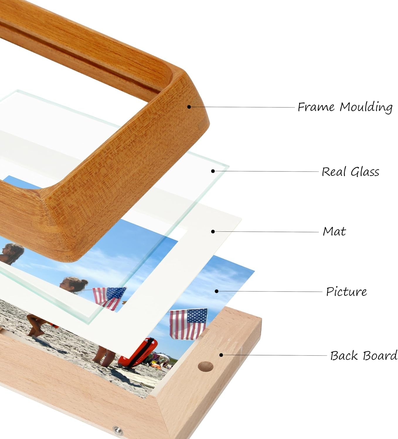 11x14-picture-frames-teak-solid-wood-with-real-glass-vertical-horizontal-standing-display-photos-5x7-8x10-with-mat-or-11x14-without-mat-lovely-gift-for-desk-tabletop-wall-mount-y14