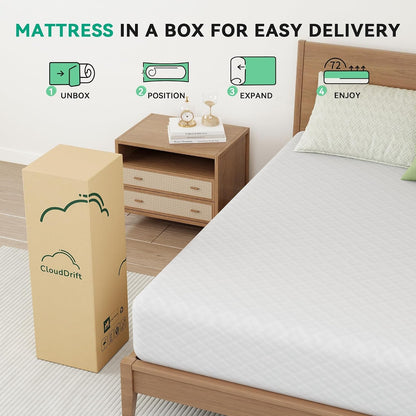 6 Inch Full Size Mattress, Full Mattress in a Box with Memory Foam, Medium | Pressure Relief, Comfort Sleep, Balanced Support, Motion Isolation7