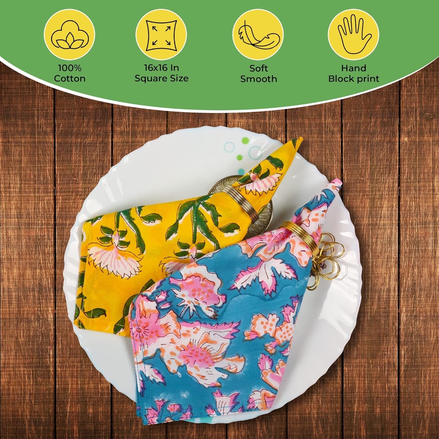 diyanaimpex-10-pc-cotton-cloth-napkins-hand-block-print-hand-made-size-16x16-inch-printed-home-decor-indian-eco-friendly-mix-lot-dinner-napkins-multicoloured