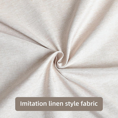 Rectangle Tablecloth Linen Texture Waterproof and Stain-Resistant Table Cloth, Kitchen Dining Table Decoration, 52 X 70 Inch Fabric Beige4