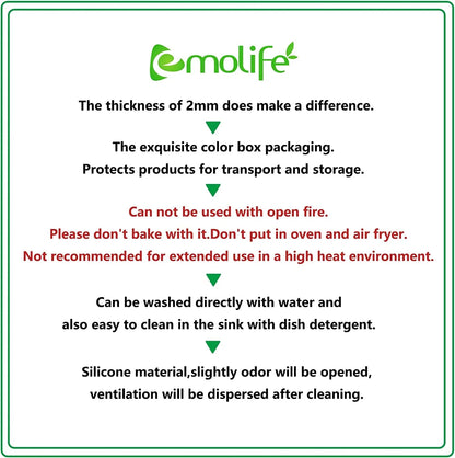 Silicone Mats for Kitchen Counter, Silicone Mat, 23.6 by 15.7 Inch | Countertop Protector, Thick(2Mm) Silicone Heat Resistant Mat for Kitchen Appliance, Air Fryer Site On5